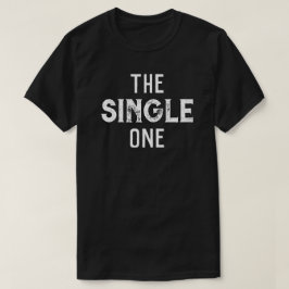 "The Single One" vrijgezellenfeest groep T-shirt