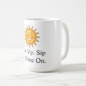 The Sip Up & Shine Mug Koffiemok (Voorkant rechts)