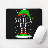 The Sister Elf Christmas Family Matching Xmas Grou Muismat (Met muis)