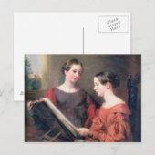 The Sisters, 1839 Briefkaart (Voorkant / Achterkant)