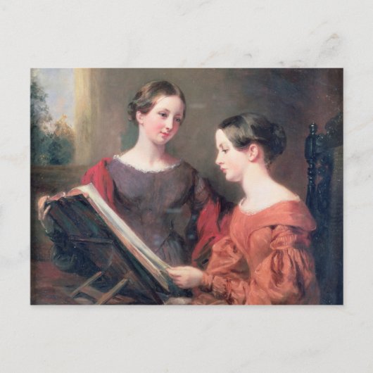 The Sisters, 1839 Briefkaart (Voorkant)