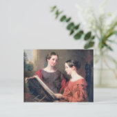 The Sisters, 1839 Briefkaart (Staand voorkant)