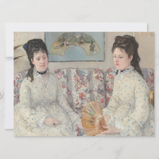 The Sisters (door Berthe Morisot) Kaart (Voorkant)