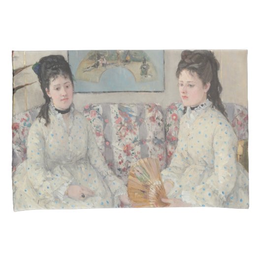 The Sisters (door Berthe Morisot) Kussensloop (Voorkant-Rechts)