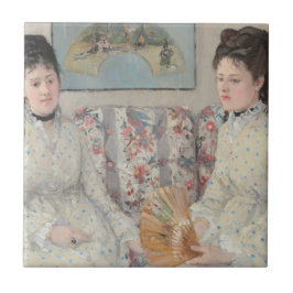 The Sisters (door Berthe Morisot) Tegeltje