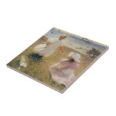 The Sisters, door Frank W. Benson Tegeltje (Zijkant)