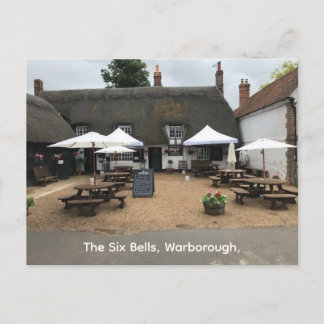 The Six Bells, Warborough, Oxfordshire Briefkaart