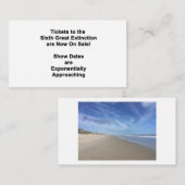 The Sixth Great Extinction Enclosure Card Informatiekaartje (Voorkant / Achterkant)