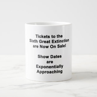The Sixth Great Extinction Large Coffee Mug Grote Koffiekop