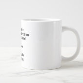 The Sixth Great Extinction Large Coffee Mug Grote Koffiekop (Rechts)