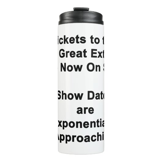 The Sixth Great Extinction Thermal Tumbler Thermosbeker (Voorkant)