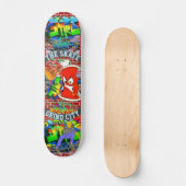 The Skate Grind City Persoonlijk Skateboard (Voorkant)
