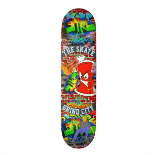 The Skate Grind City Persoonlijk Skateboard