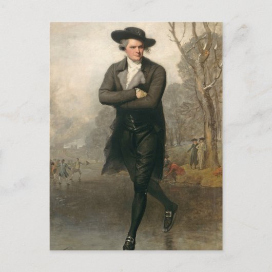 The Skater (portret van William Grant) Briefkaart (Voorkant)