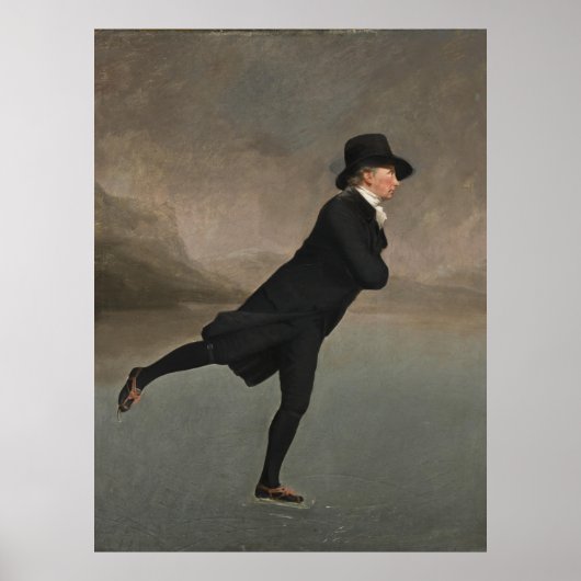 The Skating Minister Canvasprint Poster (Voorkant)
