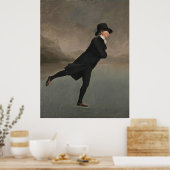 The Skating Minister Canvasprint Poster (Keuken)