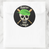 The Skeleton League - Holle Weenies Ronde Sticker (Tas)