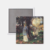 The Sketchers by John Singer Sargent Magneet (Voorkant / Achterkant)