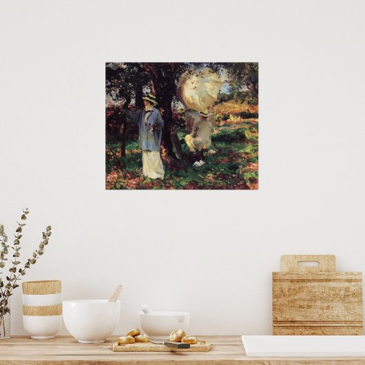 The Sketchers by John Singer Sargent Poster (Keuken)