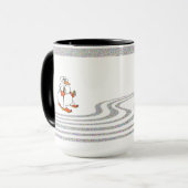 The Skiing Snowman - Mok (Voorkant links)