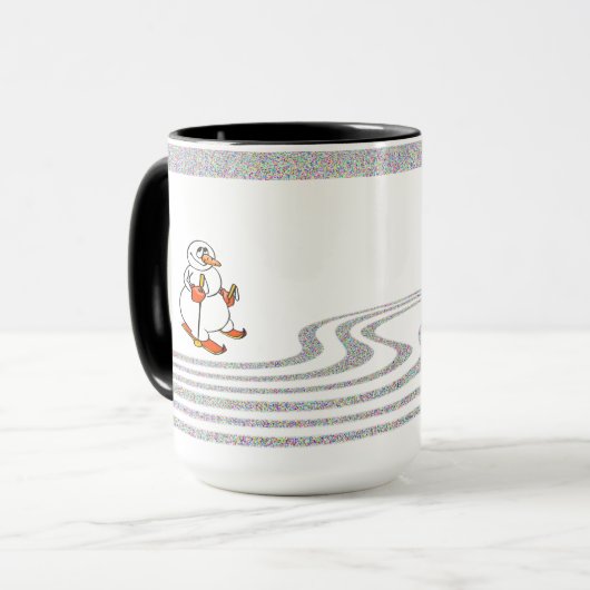 The Skiing Snowman - Mok (Voorkant links)