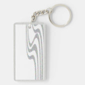 The Skiing Snowman - Sleutelhanger (achterkant)