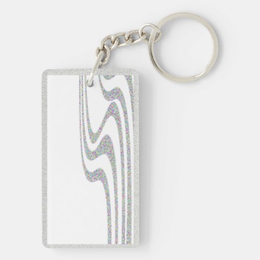 The Skiing Snowman - Sleutelhanger (achterkant)