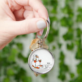 The Skiing Snowman - Sleutelhanger (Hand)