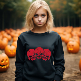 The Skull Spectacle: Spooky Halloween T-shirt