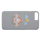 The sky cried with happiness Case-Mate iPhone case (Achterkant (Horizontaal))