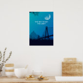 The sky is not the limit. Motivation Poster (Keuken)