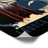 The Sky Is Your Limit Space Rocket Shuttle Motivat Poster (Hoek)