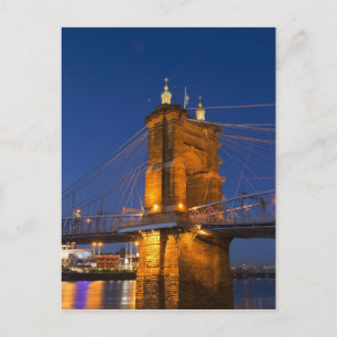 The skyline of Cincinnati, Ohio, Verenigde Staten  Briefkaart