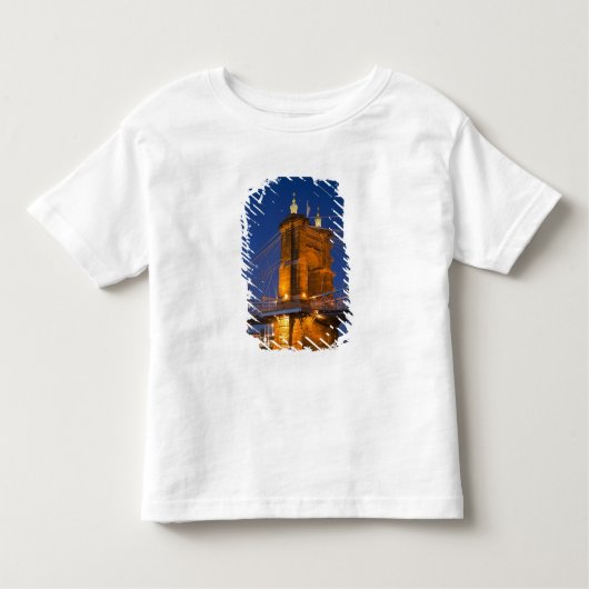 The skyline of Cincinnati, Ohio, Verenigde Staten  Kinder Shirts (Voorkant)