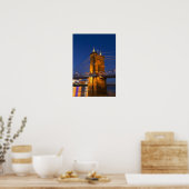 The skyline of Cincinnati, Ohio, Verenigde Staten  Poster (Keuken)