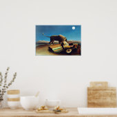 "The Slaping Gypsy" van Henri Rousseau Poster (Keuken)