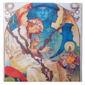 The Slav Epic, Alphonse Mucha Tegeltje (Voorkant)