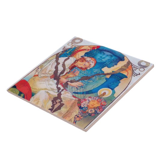 The Slav Epic, Alphonse Mucha Tegeltje (Zijkant)