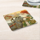 "The Sled Goat" van Jenny Nystrom Kartonnen Onderzetters (Schuin)