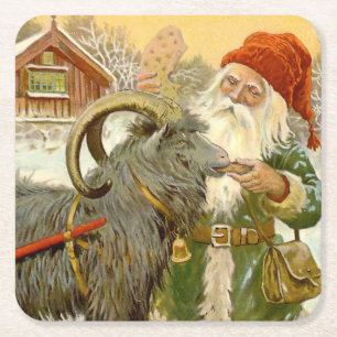 "The Sled Goat" van Jenny Nystrom Kartonnen Onderzetters