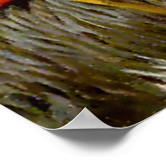 "The Sled Goat" van Jenny Nystrom Poster (Hoek)