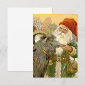 "The Sled Goat" van Jenny Nystrom RSVP Kaartje (Voorkant / Achterkant)