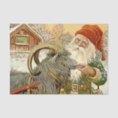 “The Sled Goat” van Jenny Nystrom Tissuepapier (Voorkant)