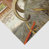 “The Sled Goat” van Jenny Nystrom Tissuepapier (Detail)