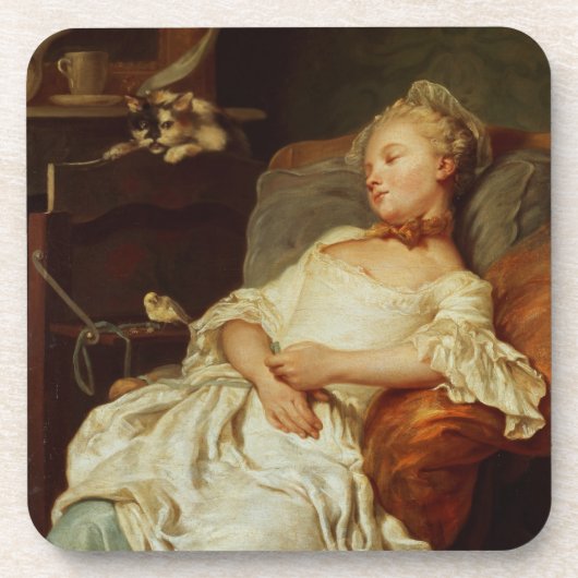 The Sleeper, 1759 (olie op doek) Drankjes Onderzetter (Voorkant)