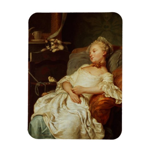 The Sleeper, 1759 (olie op doek) Magneet (Verticaal)