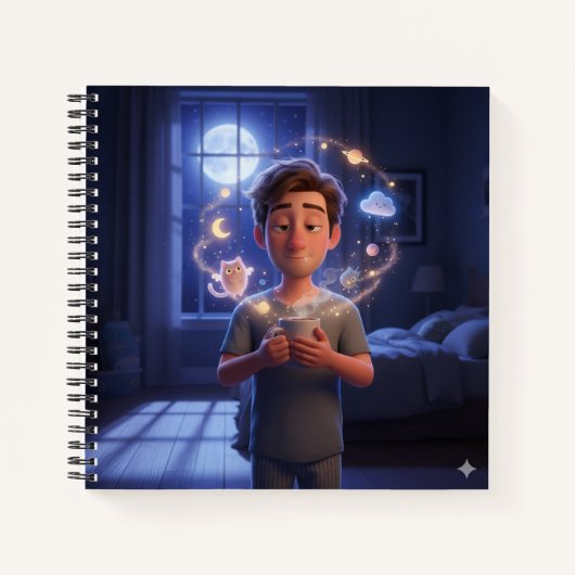 The Sleepy Dreamcatcher Notebook Notitieboek (Voorkant)