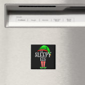 The Sleepy Elf Group Matching Family Christmas Gif Magneet (Insitu (Vaatwasser))