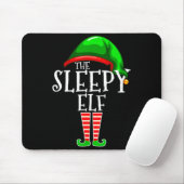 The Sleepy Elf Group Matching Family Christmas Gif Muismat (Met muis)