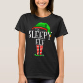 The Sleepy Elf Group Matching Family Christmas Gif T-shirt (Voorkant)